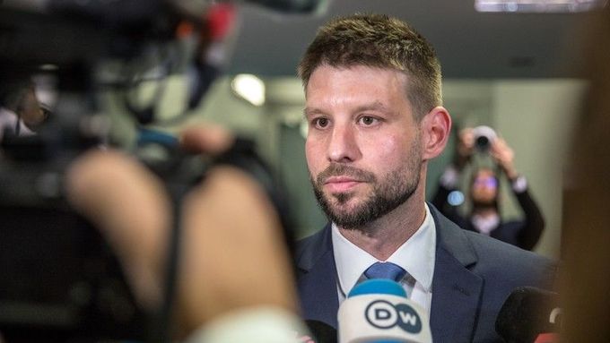 Předseda opoziční strany Progresivní Slovensko Michal Šimečka.