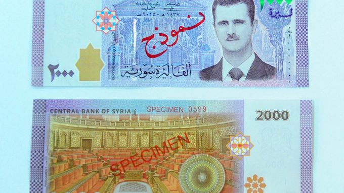 Nová syrská bankovka.