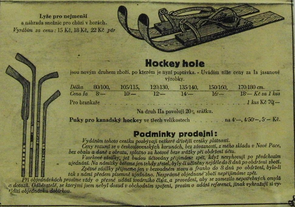 Historie lyžování - nabídka lyží - katalog