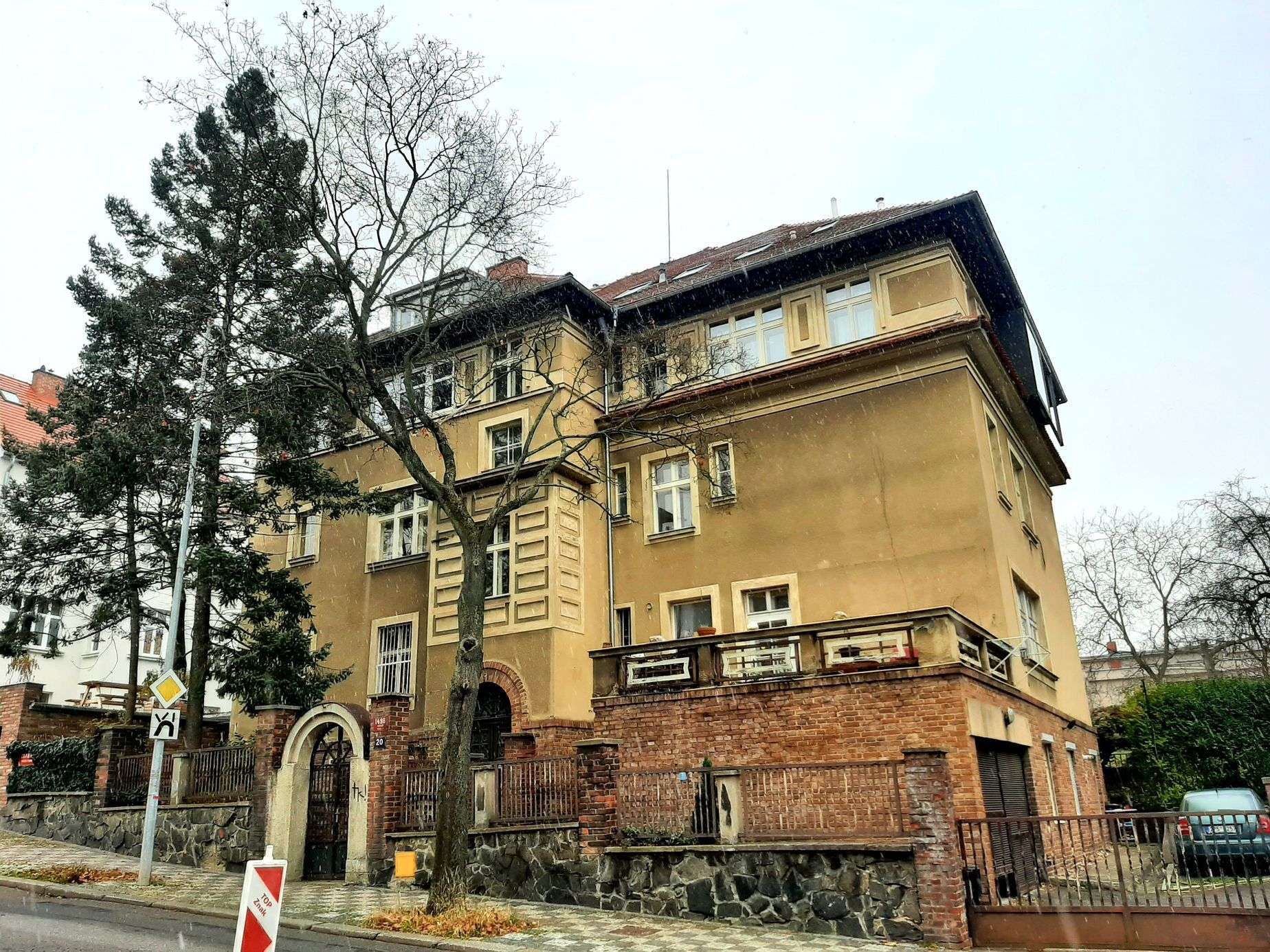 vila, Strahov, architektura