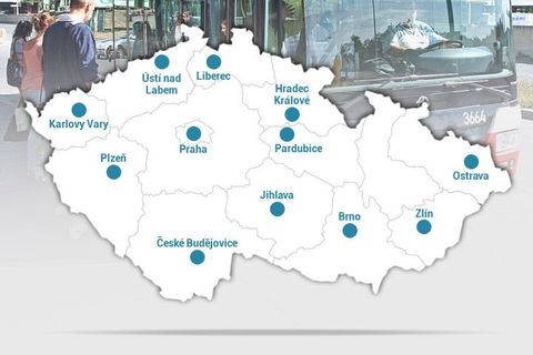 Grafika: Opuscard i ODISka, nejen Praha má čipovou kartu na MHD. Další města ji plánují