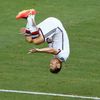 Miroslav Klose z Německa slaví gól na MS proti Ghaně
