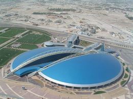 Sportovní hala Aspire v katarském Dauhá je největší víceúčelovou sportovní halou na světě.