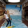 Foto: 3D iluze - Manfred Stader /// Interactive street painting /// Zákaz použití ve článcích!!! ///