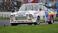 V legendární Škodě 130RS se předvedla i norská hvězda Johny Haugand.