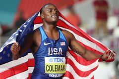 Američan Coleman je nejrychlejším mužem planety. Na MS porazil obhájce Gatlina