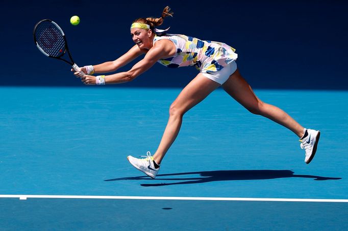 Petra Kvitová ve druhém kole Australian Open.