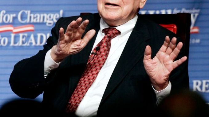 Současný třetí nejbohatší muž světa Warren Buffett