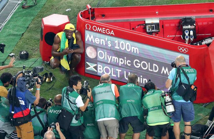 OH Rio 2016: FInále sprintu na 100 metrů: Usain Bolt