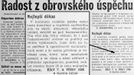 Propaganda si nevybírá. Po chvaletickém kolektivu a opravářích z JZD Rudý říjen přišly na řadu děti. "Jsme hrdi na to, že patříme k společenství socialistických zemí a že naším přítelem je Sovětský svaz, který nám mnohokrát pomohl a ve všem s námi obětavě a přátelsky spolupracuje, pomáhá, radí," napsali údajně žáci 7.A ZŠ v Novém Jičíně pro Rudé právo ze 14. března.