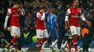 Walcott, Cazorla, Varmaelen v utkání Chelsea - Arsenal