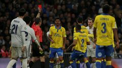 La liga: Real Madrid - Las Palmas: Červená karta Garetha Balea