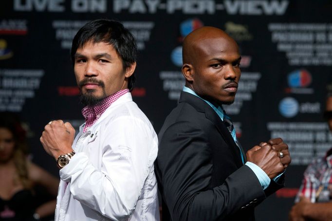 Před boxerskou show Manny Pacquiao - Timothy Bradley