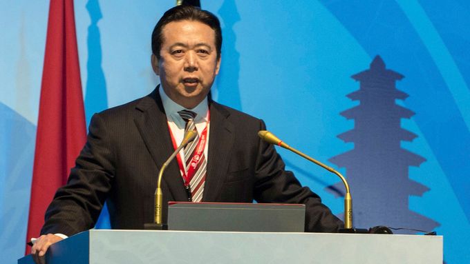 Bývalý šéf Interpolu Meng Chung-wej.