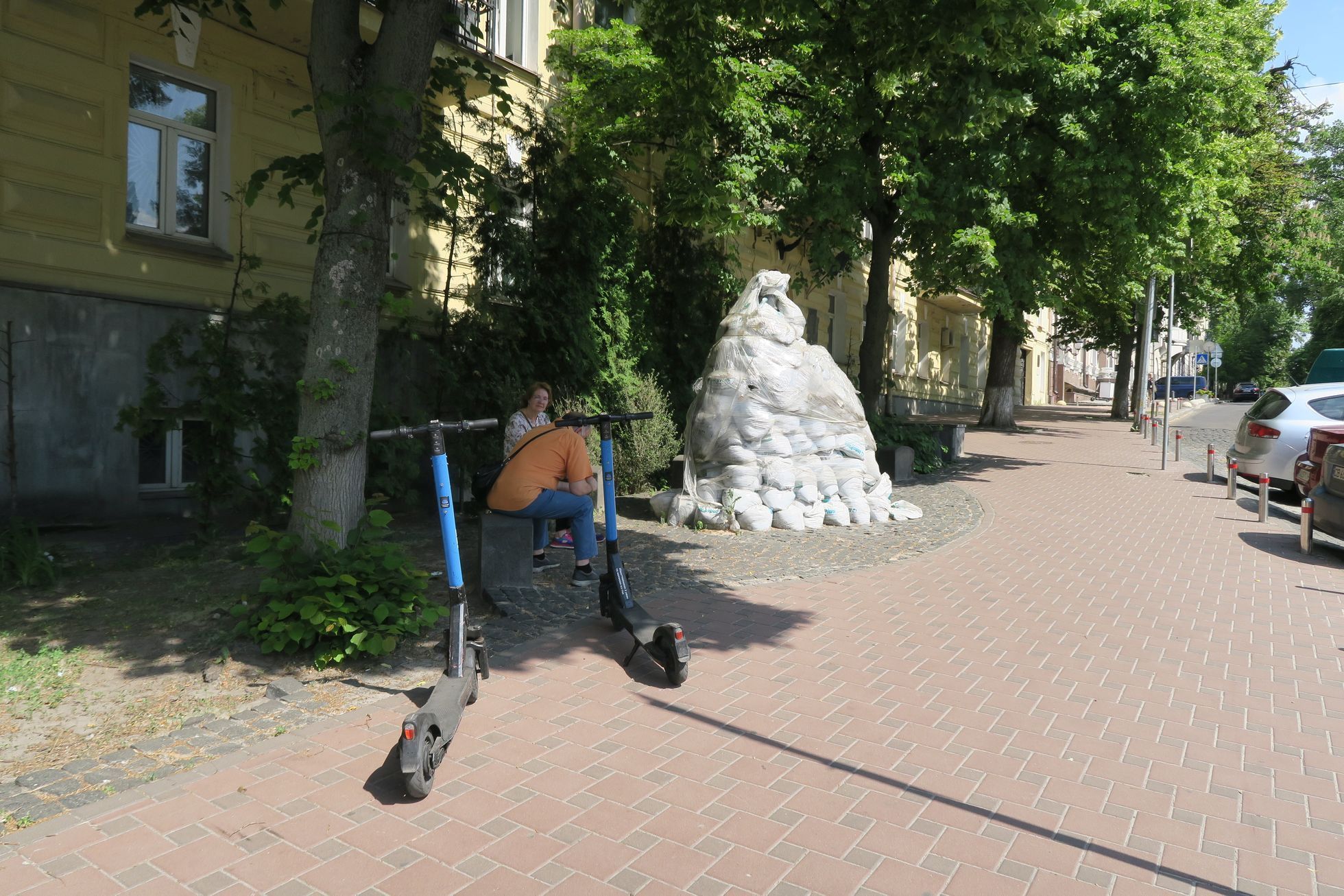 Ukrajina Kyjev ostřelování