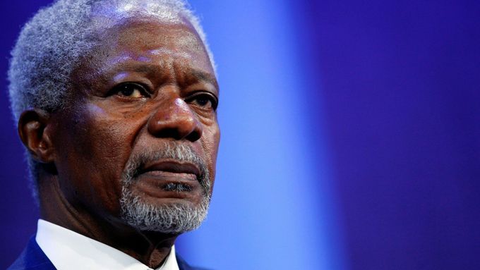 Foto: Člověk oddaný míru. Kofi Annan litoval, že svět nedokázal zbavit krveprolití