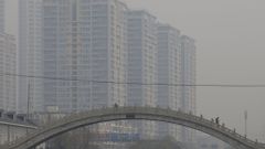 Smog v Pekingu, nejvyšší stupeň pohotovosti.