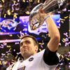 Super Bowl 2013:  Joe Flacco (Baltimore Ravens) a  Vince Lombardi Trophy