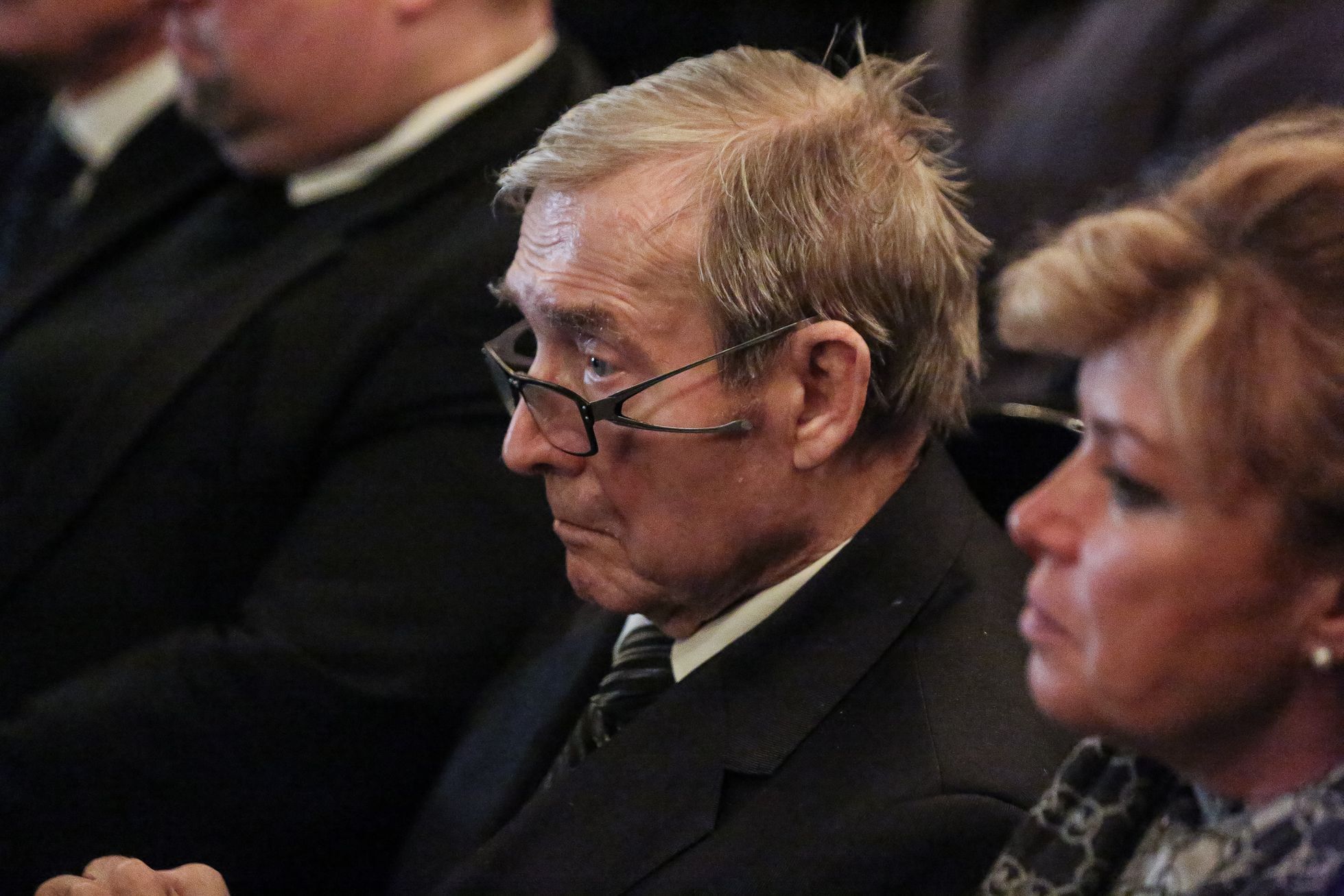 Pohřeb herce Ludka Munzara, Národní divadlo, 1. 2. 2019