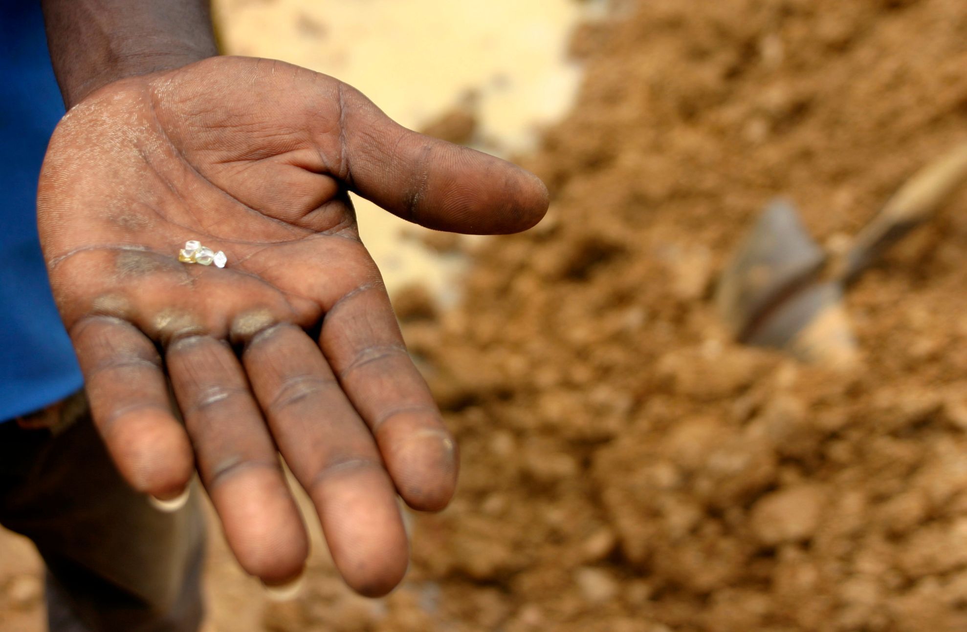 Středoafrická republika / Diamanty / Těžba / Afrika / Rok 2014 / Reuters