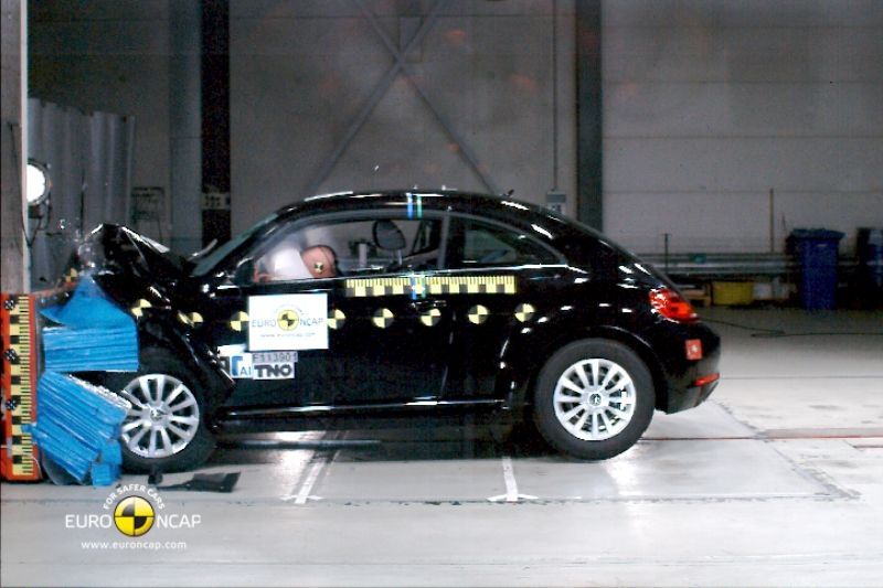 Crash test EuroNCAP- VW New Beetle