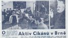 Ukázka dobového článku v tisku "Rovnost" z roku 1969.