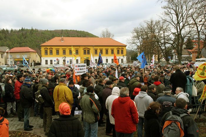Demonstrace v Jincích