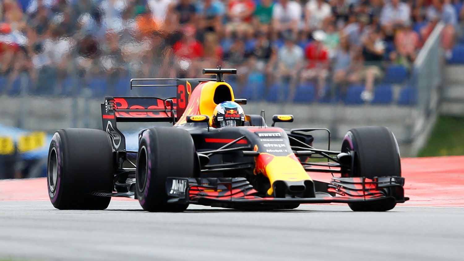 F1, VC Rakouska 2017:  Daniel Ricciardo, Red Bull
