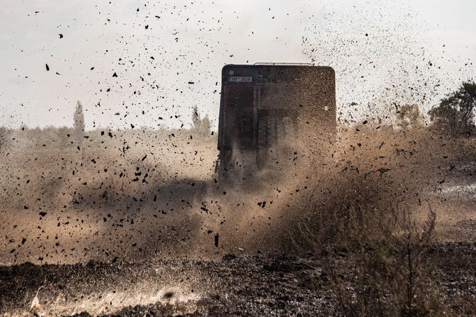 Martin Šoltys v Tatře Phoenix při testech na Rallye Dakar 2021