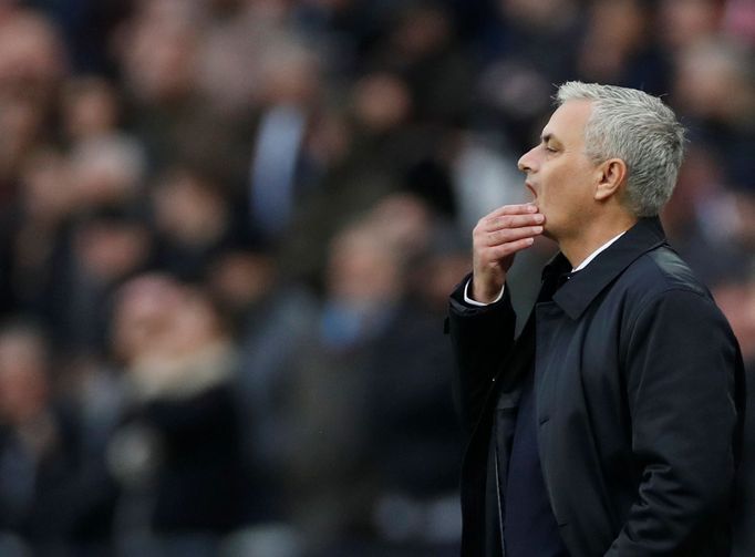 Soccer Football - Premier League - West Ham United v Tottenham Hotspur - London Stadium, London, Britain - November 23, 2019  Tottenham Hotspur manager Jose Mourinho