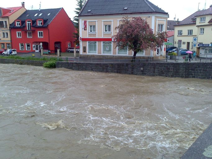 Voda na většině míst Moravy už dosáhla kulminace.