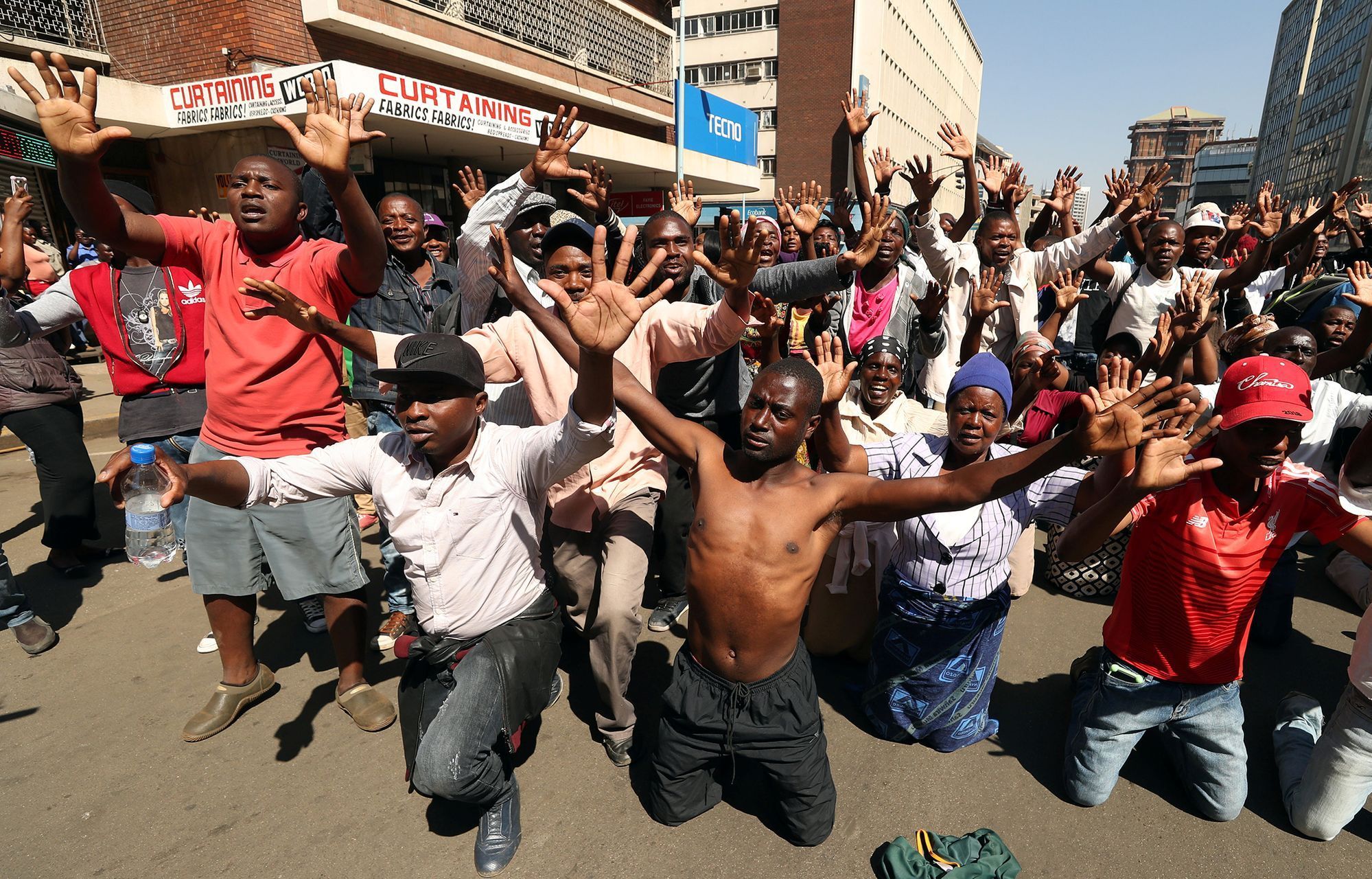 Fotogalerie / Protesty  v Zimbabwe / Reuters / 4