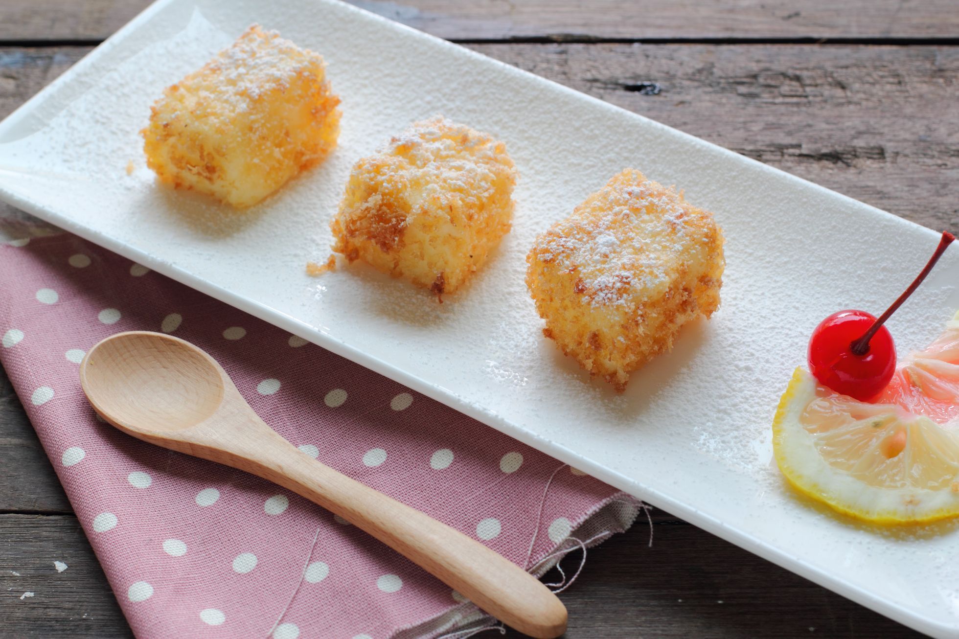 smažené mléko, zena