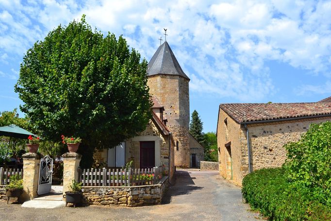 Region Dordogne v jižní Francii.