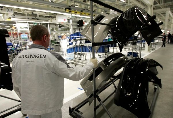 Továrna Volkswagen v ruském městě Kaluga