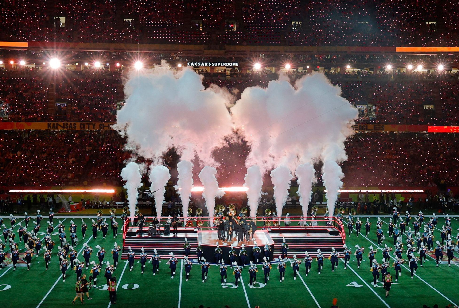 Super Bowl LIX  2025, Philadelphia - Kansas City: zahajovací ceremoniál