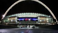 Stadion Wembley. Národní stadion, kde se nedávno střetli fotbalisté Anglie proti Česku bude v roce 2012 sloužit olympijským hrám.