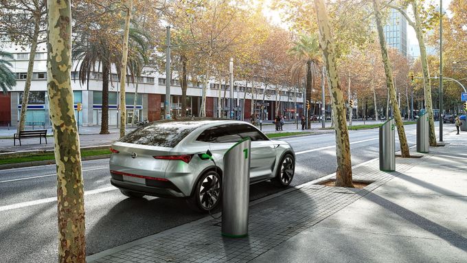 Elektrická budoucnost Škody: SUV do zásuvky se začne prodávat v červnu 2020.
