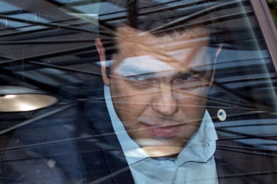 Alexis Tsipras přijíždí na summit eurozóny do Bruselu.