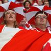Dánští fanoušci před utkáním Dánska s Portugalskem na Euru 2012