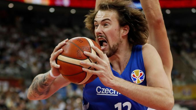 Český basketbalista Ondřej Balvín na nedávném mistrovství světa v Číně