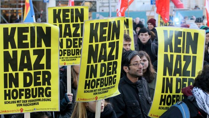 Demonstrace ve Vídni