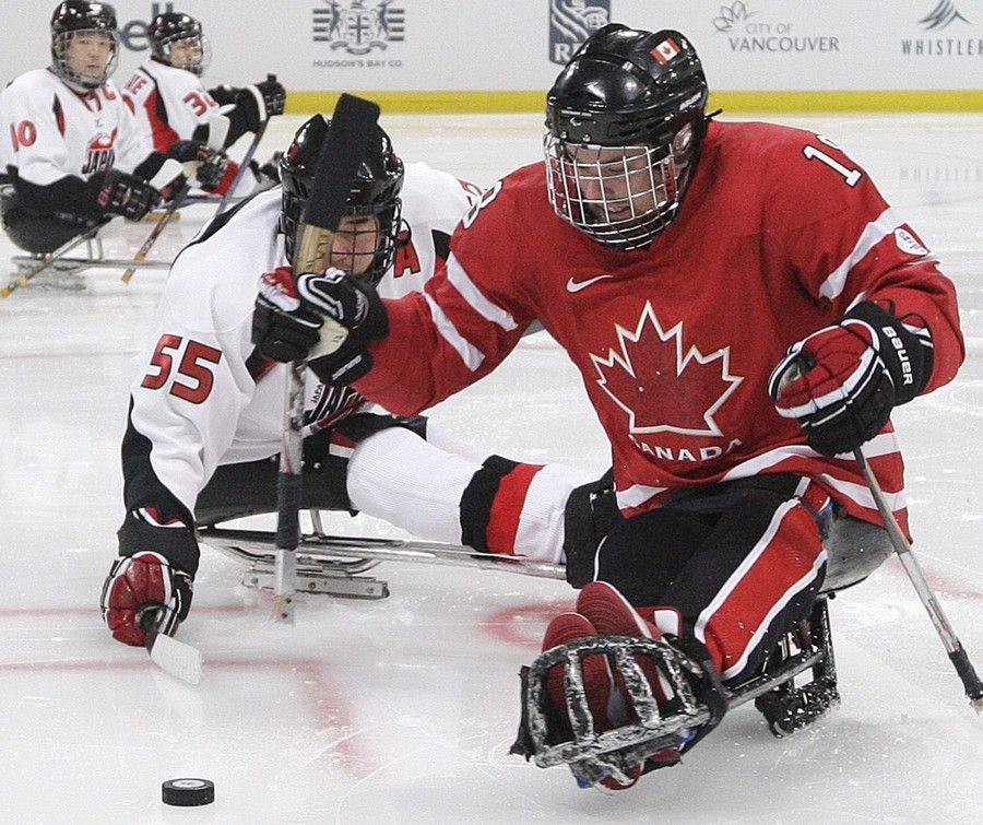 Japonsko - Kanada ve sledge hokeji