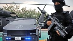 Mexiko, policie, Cybertruck, Tesla