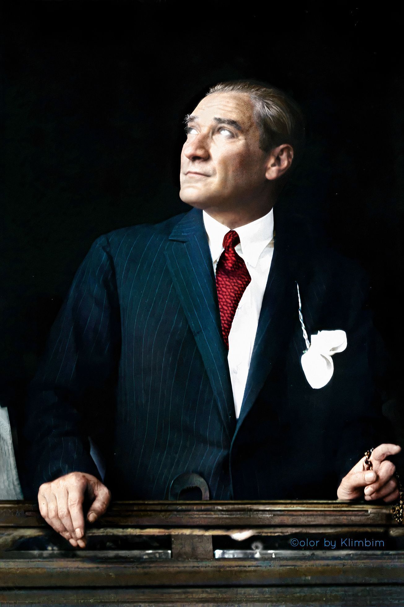 Mustafa Kemal Atatürk, Turecko, kolorovaná fotografie, historie