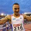 Desetibojař Roman Šebrle se raduje z titulu mistra Evropy.