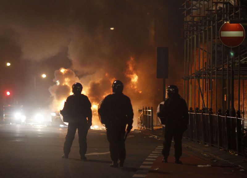Nepokoje v londýnské čtvrti Tottenham