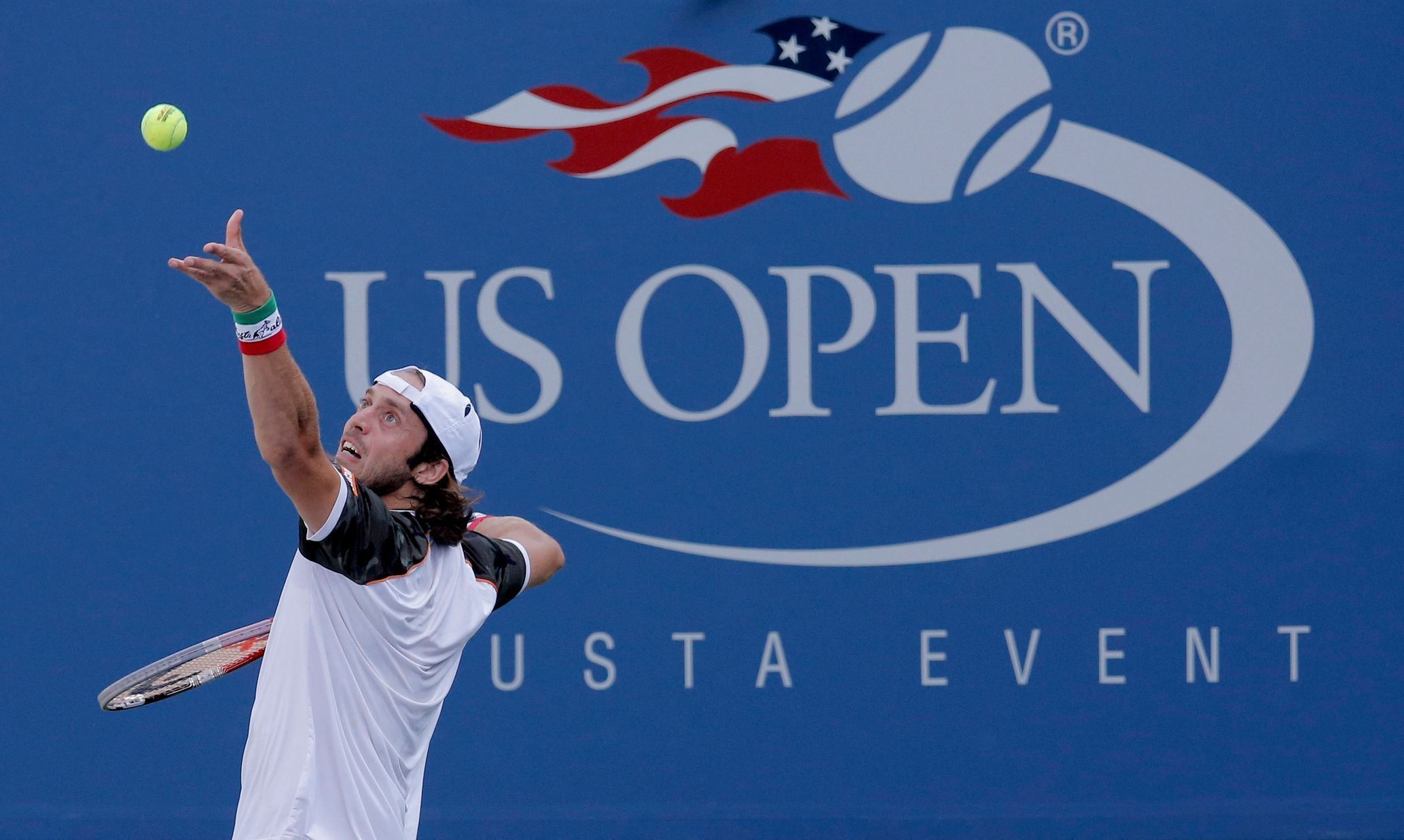 Paolo Lorenzi na tenisovém US Open