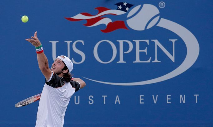 Paolo Lorenzi na tenisovém US Open