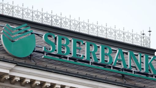 Logo společnosti Sberbank.